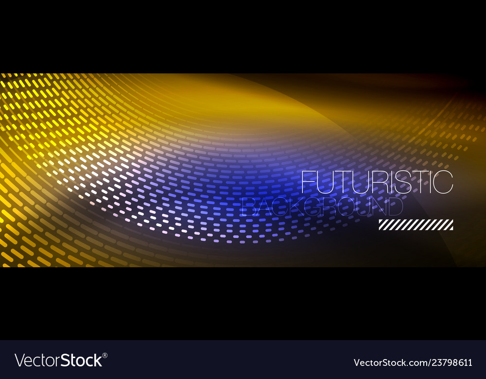 Digital flowing wave particles abstract background
