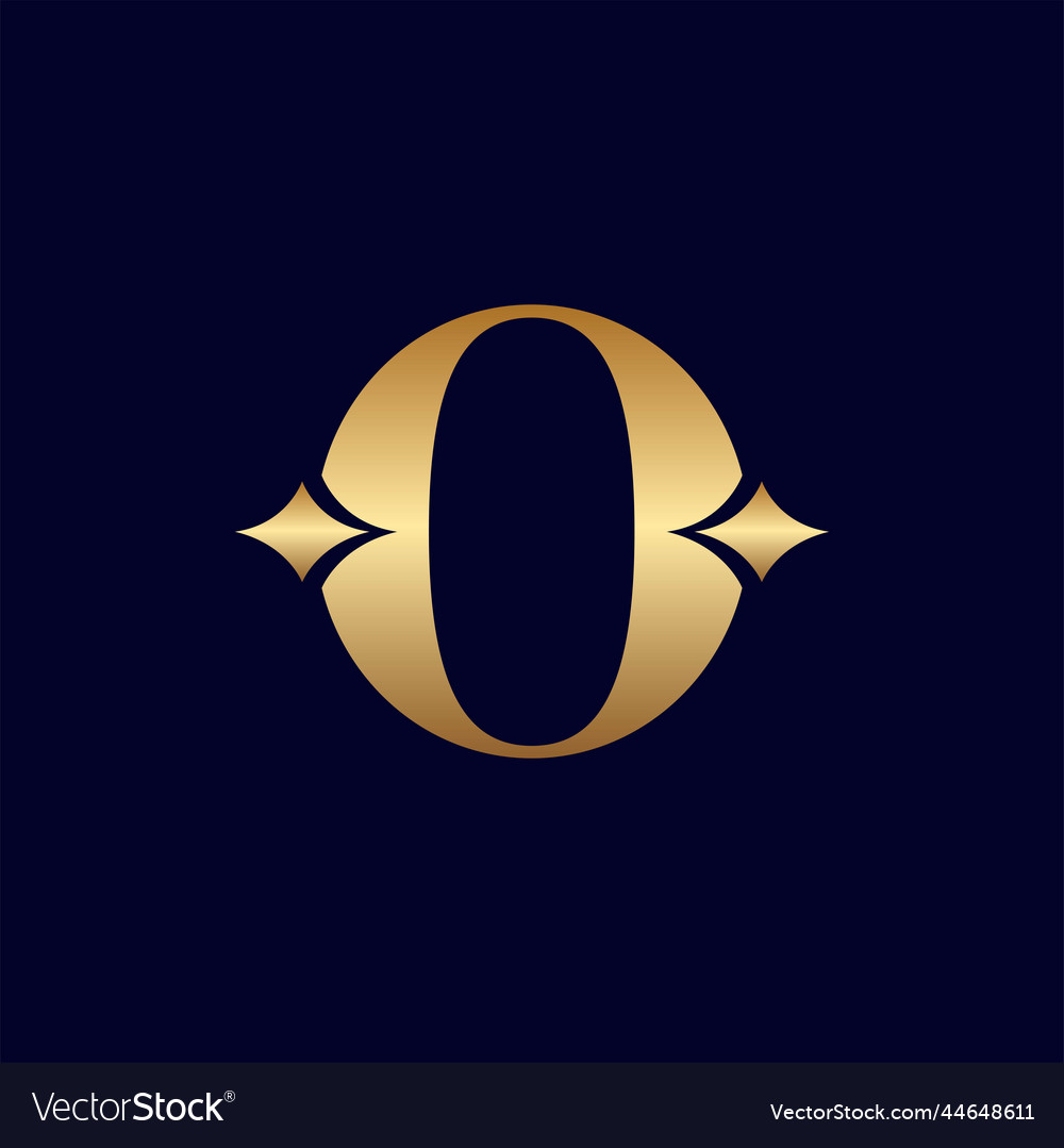 Elegant O Letter Jewelry Logo