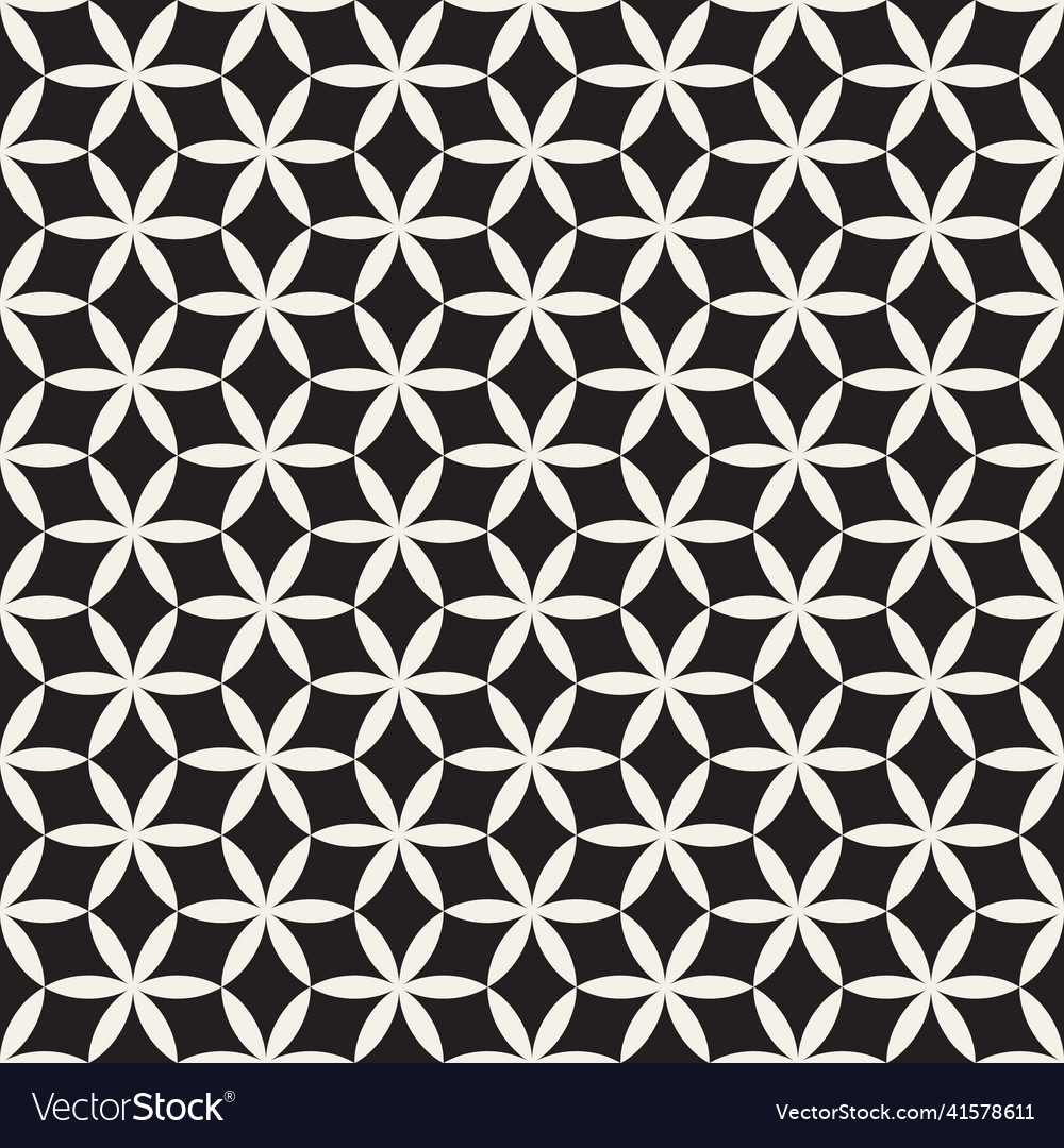 Seamless pattern repeating geometric elements