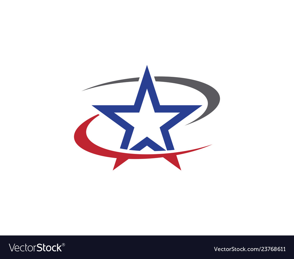 Star Logo Template Icon Royalty Free Vector Image