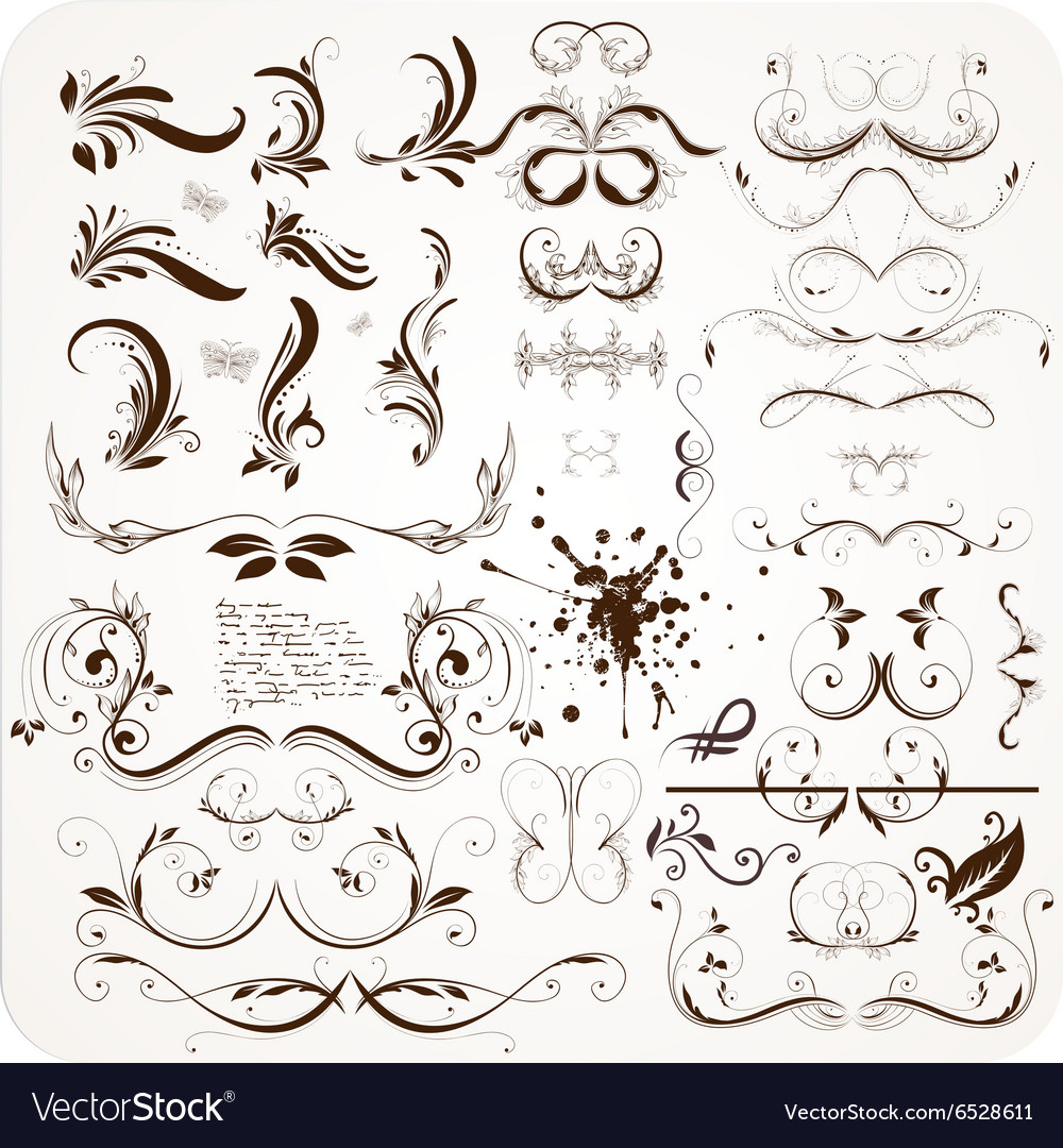 Vintage calligraphic design