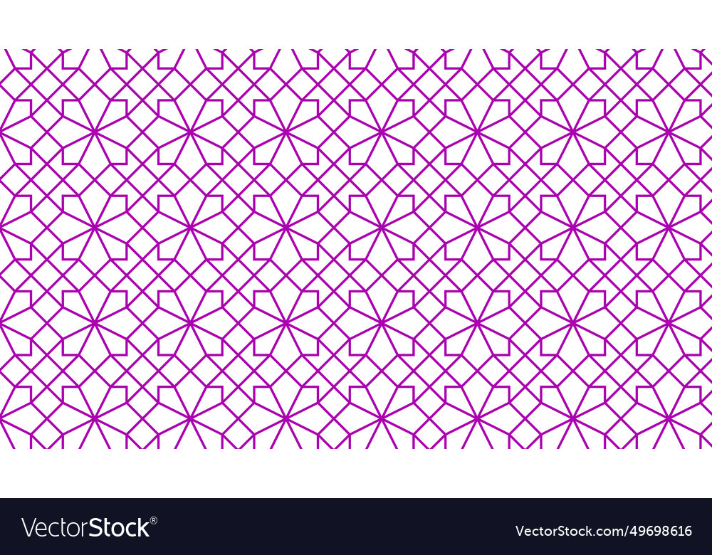 Abstract repeating geometric pattern art