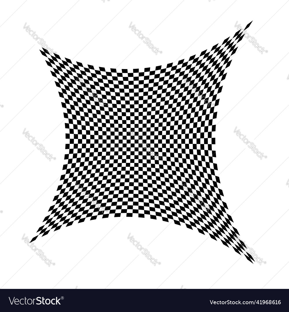 Checkered squared pattern element race racing vector image Checkered squared pattern element race racing