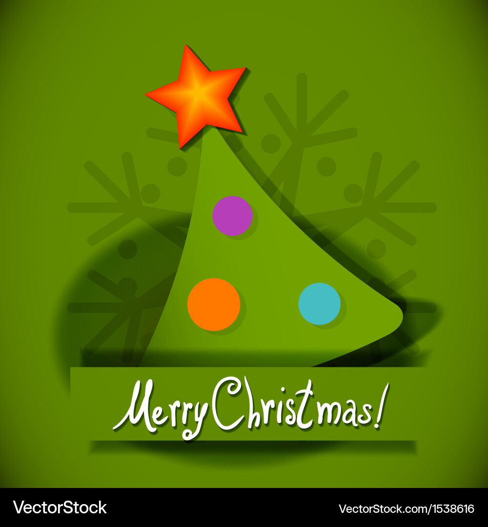 Christmas tree background Royalty Free Vector Image