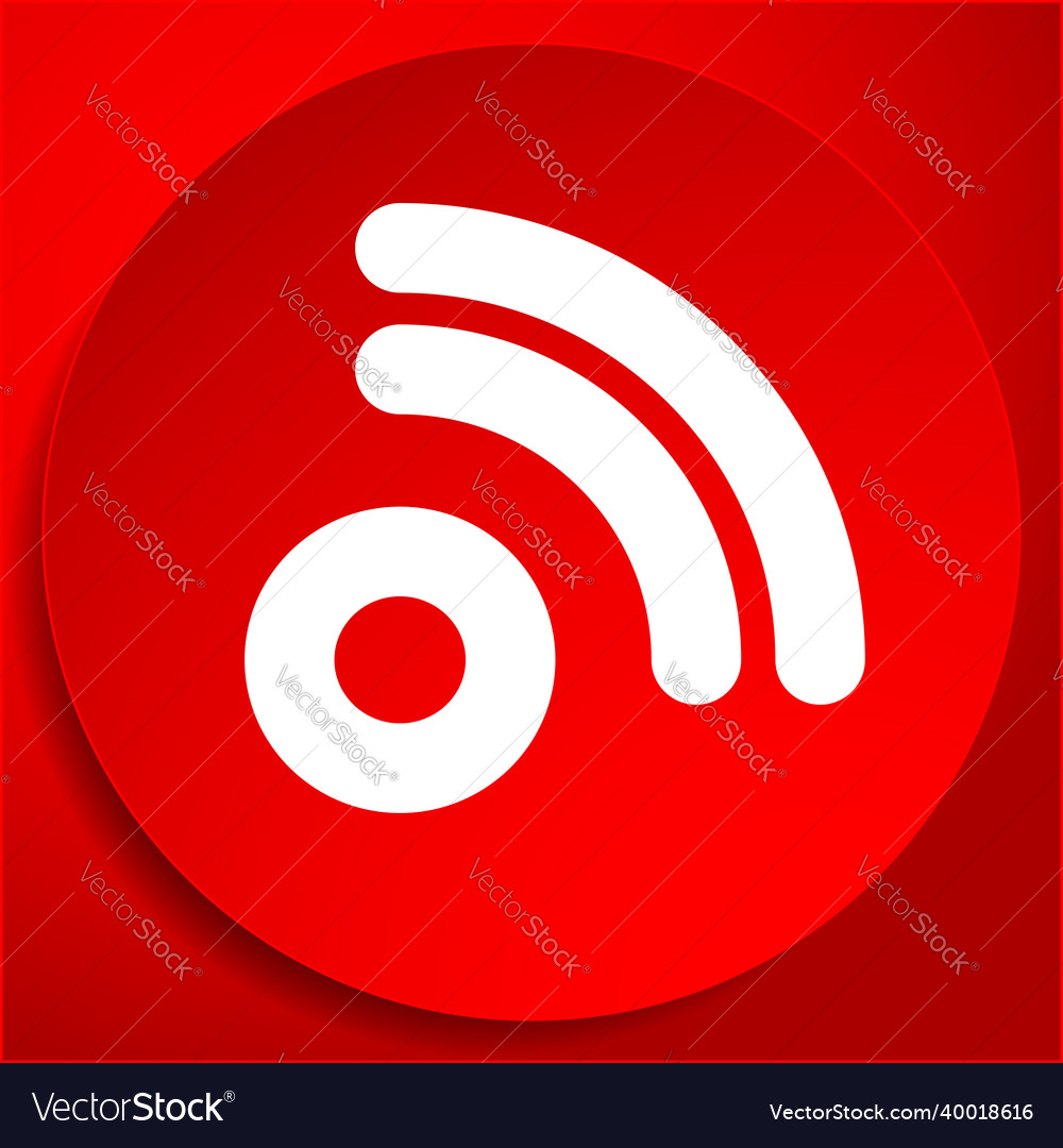 Cordless wireless connection wifi signal symbol vector image Cordless wireless connection wifi signal symbol