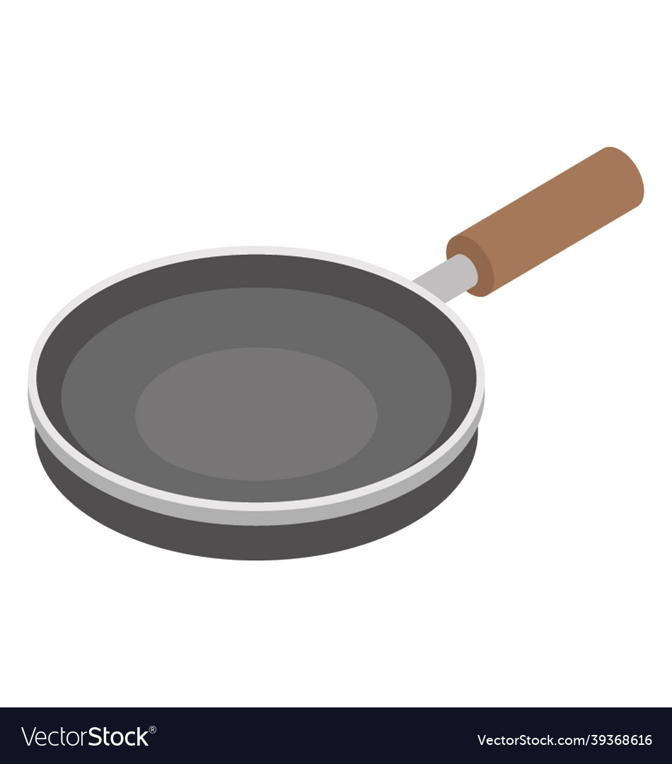 Frying Pan Royalty Free Vector Image - Vectorstock