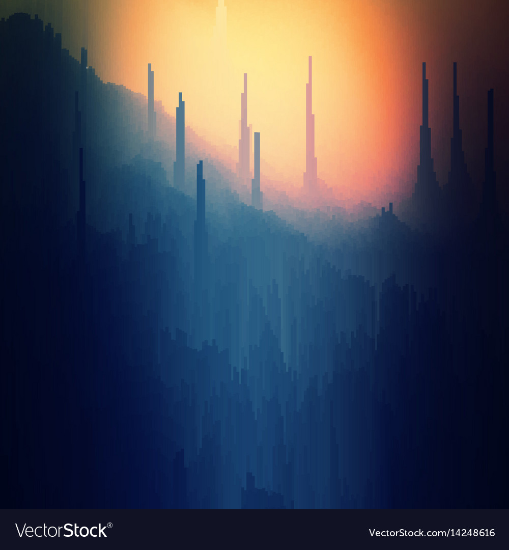 Glitch background digital image data