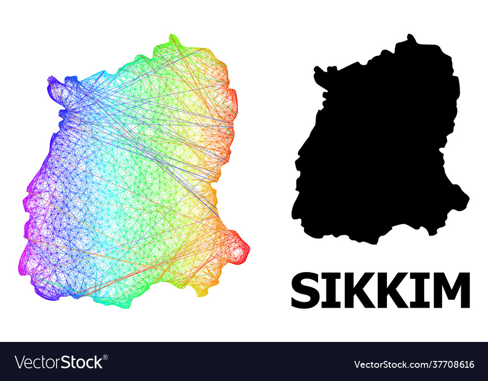 Linear map sikkim state with spectral gradient vector image Linear map sikkim state with spectral gradient