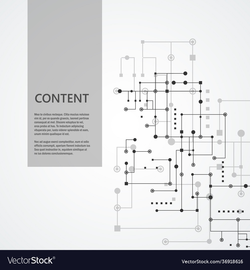 Network and connect lines dots technology vector image Network and connect lines dots technology