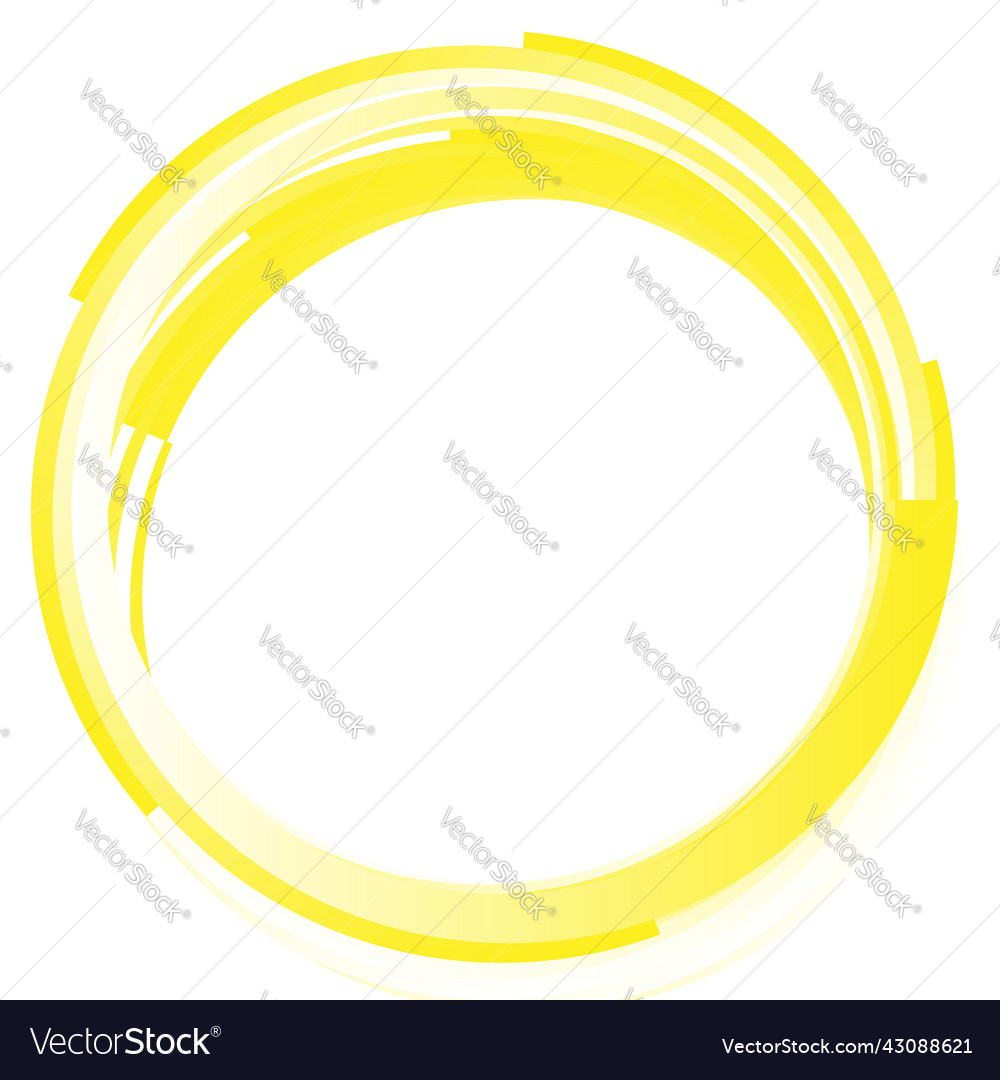Abstract circle circular design element icon Vector Image Abstract circle circular design element icon