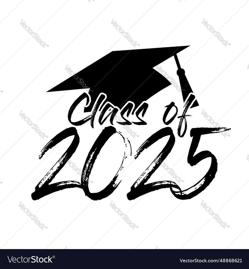 class-of-2025-design-royalty-free-vector-image