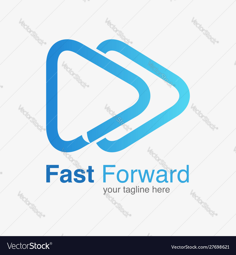 fast forward symbol Stock Illustration