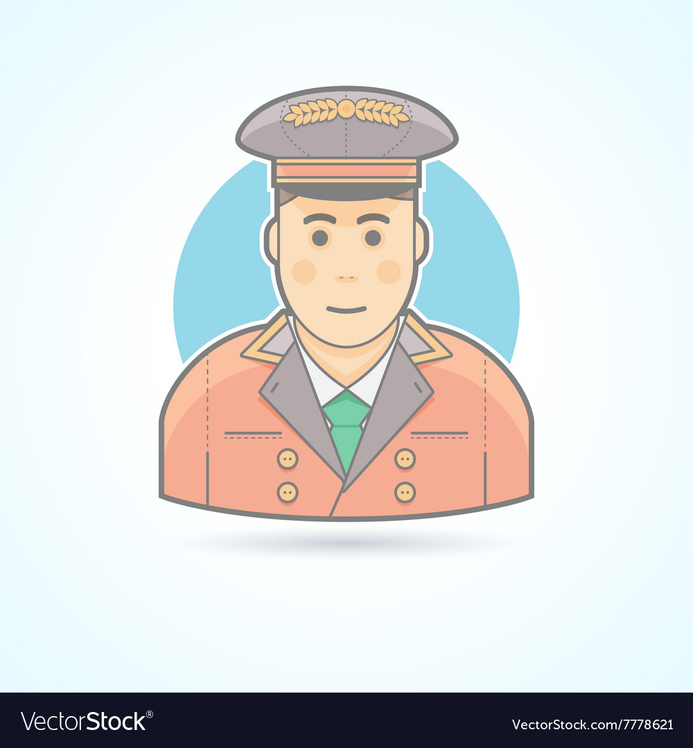 Hotel porter man doorman service guy icon