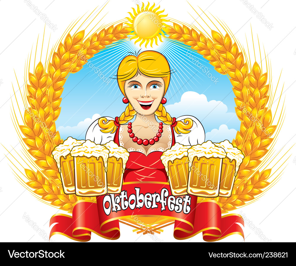 Oktoberfest Royalty Free Vector Image - VectorStock