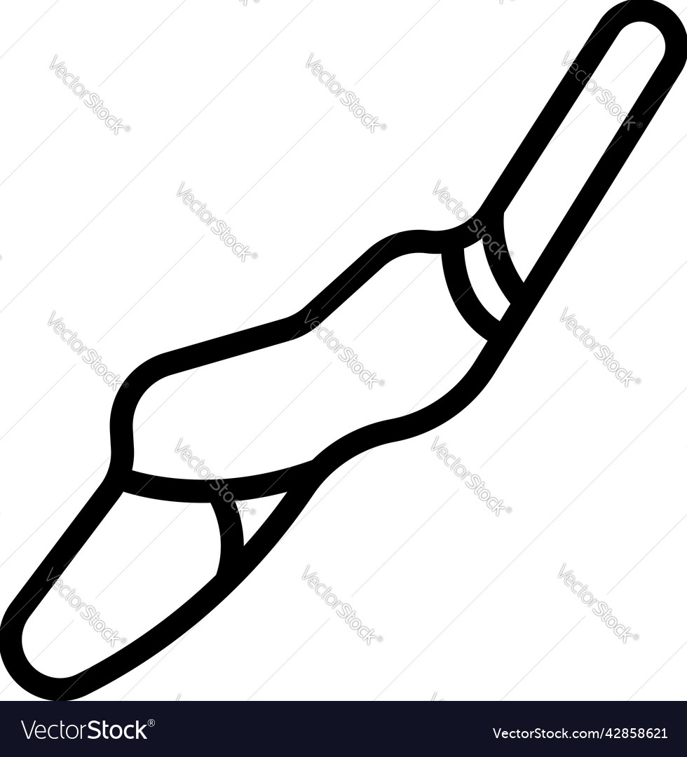 Racetrack icon outline race track Royalty Free Vector Image