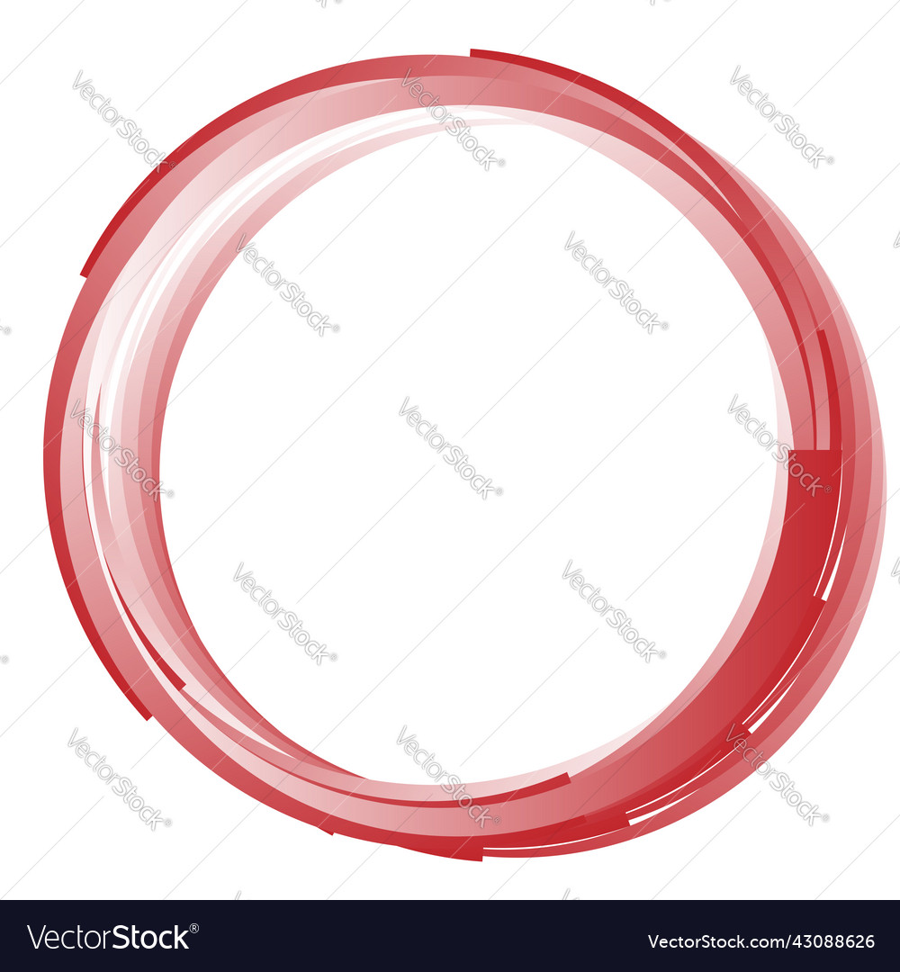 Abstract circle circular design element icon vector image Abstract circle circular design element icon