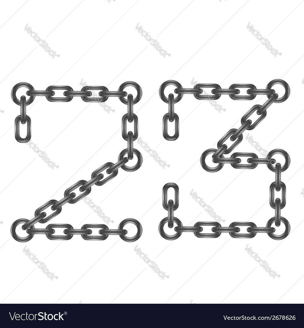 Chain numbers 23 Royalty Free Vector Image VectorStock