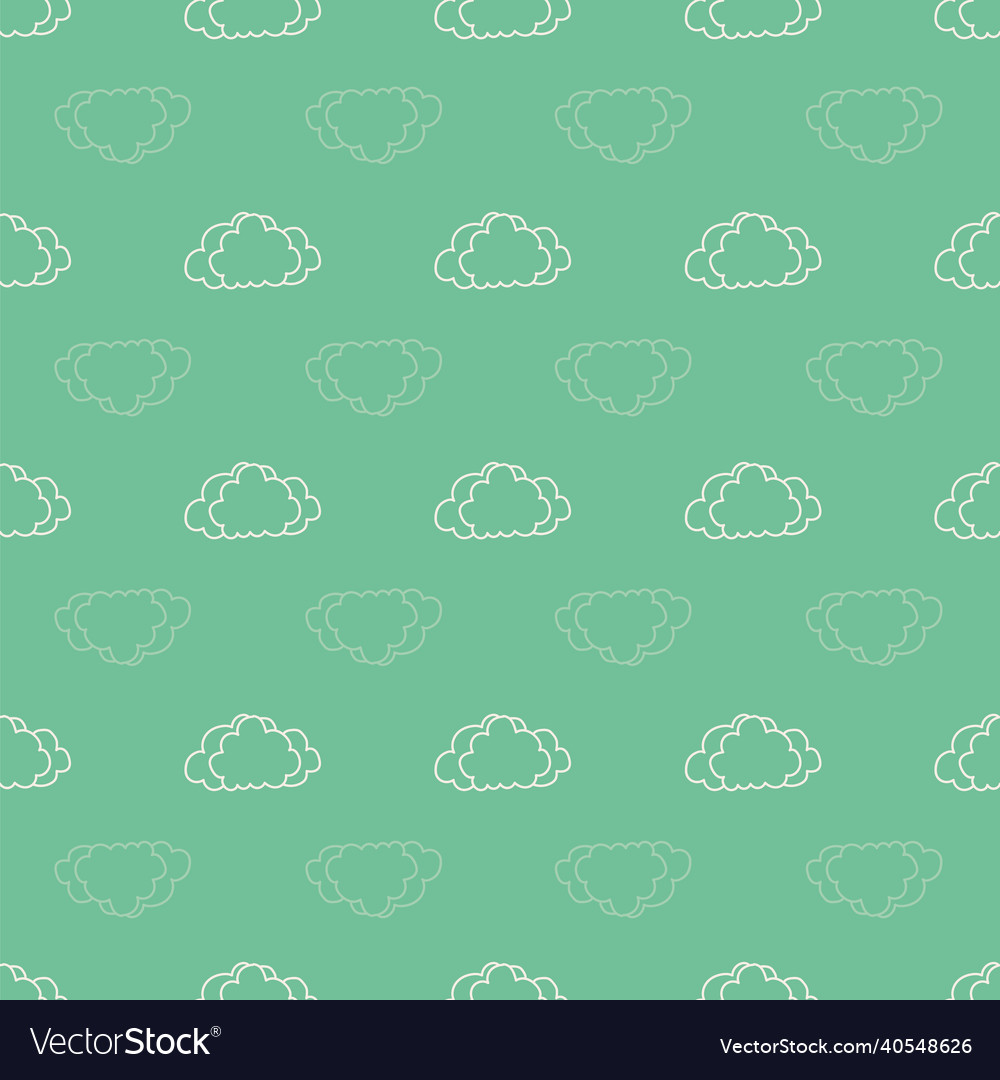 Jade sky with clouds background pattern surface Vector Image Jade sky with clouds background pattern surface
