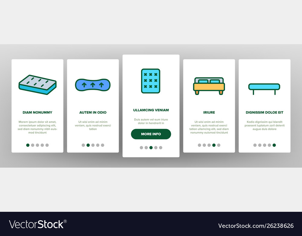 Mattress types and material onboarding