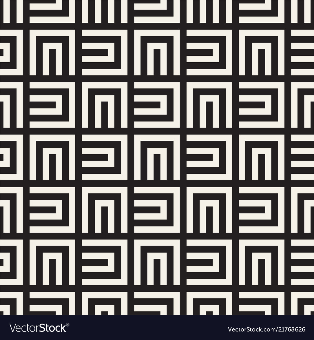 Modern Geometric Lines Pattern