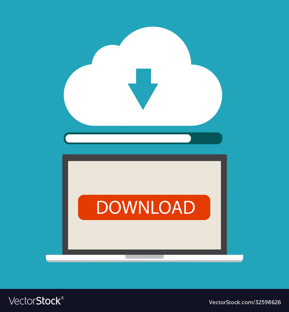 Network configuration cloud computing technology Vector Image Network configuration cloud computing technology