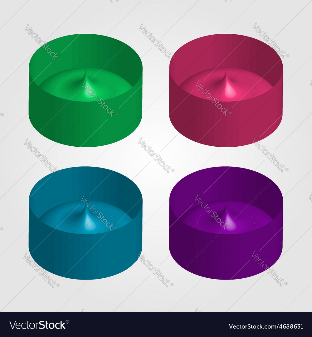 3d Objekte zur Verwendung als Logo oder Designelement