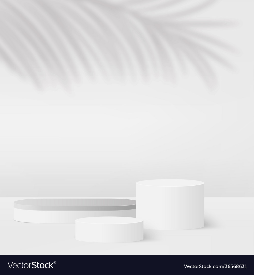 Abstract background with white color geometric 3d vector image Abstract background with white color geometric 3d