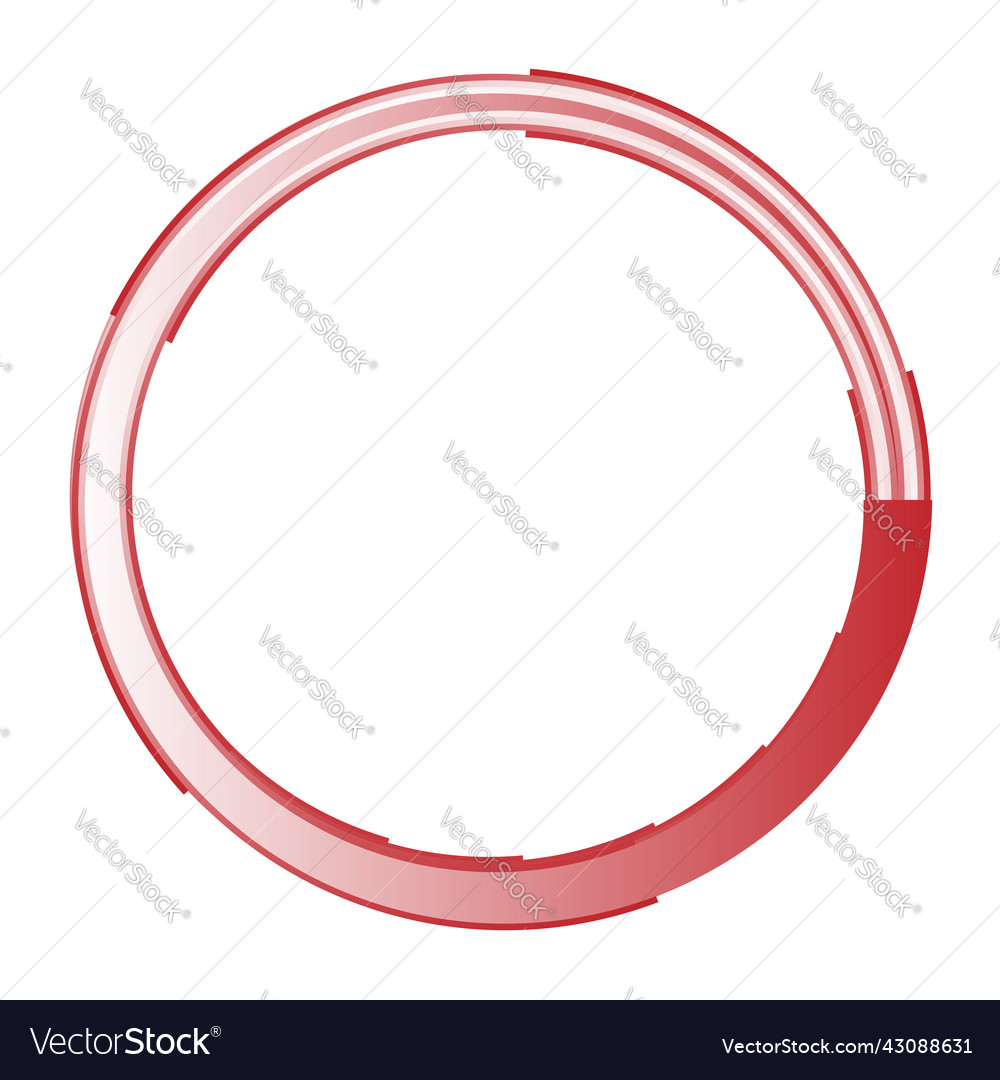 Abstract circle circular design element icon vector image Abstract circle circular design element icon