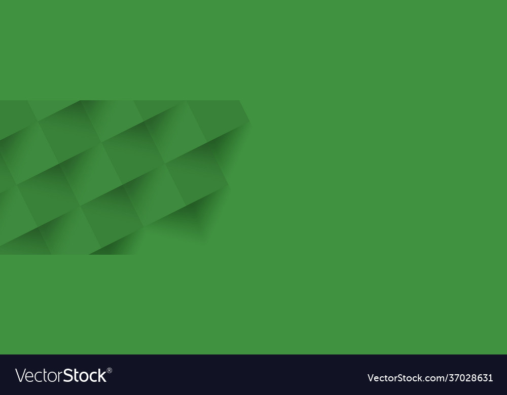 Abstract green background web template squares Vector Image Abstract green background web template squares