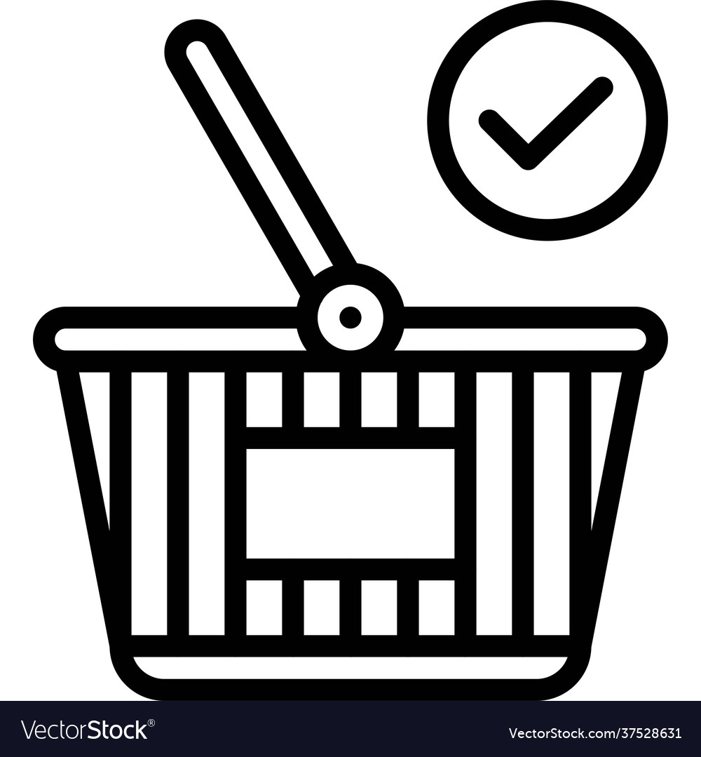 Checkout Icon Supermarkt und Einkaufszentrum