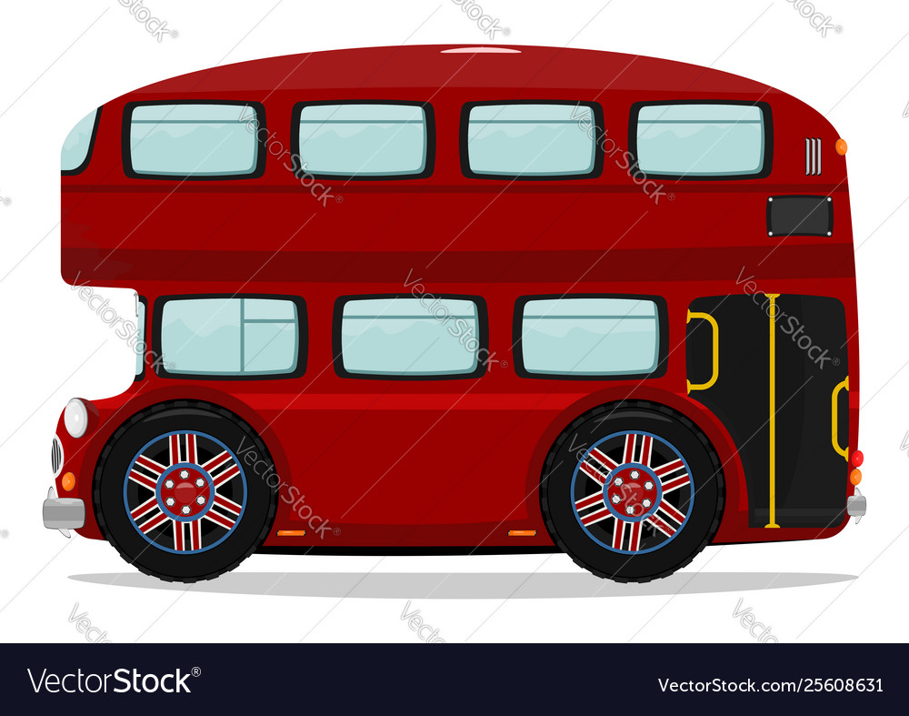 Double Decker Royalty Free Vector Image - Vectorstock