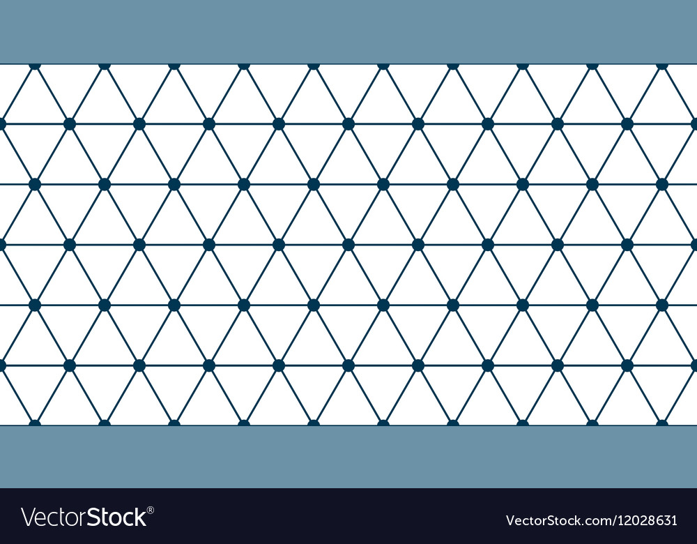 Geometric Triangle Grid Pattern
