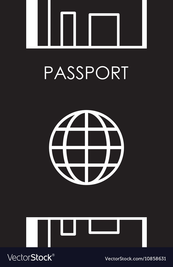 Isolated passport with global sphere design