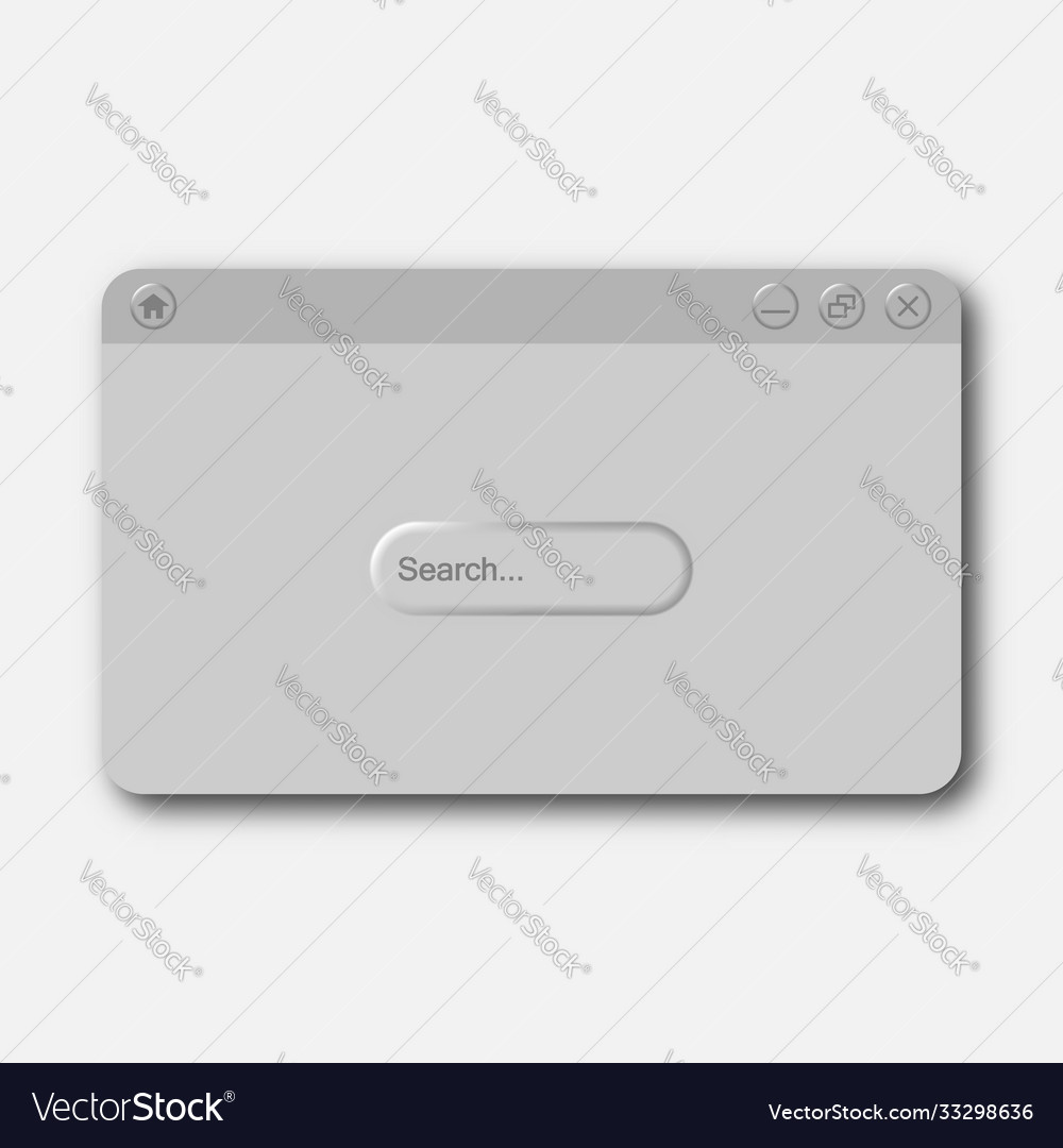 Browser mockup for show your website internet