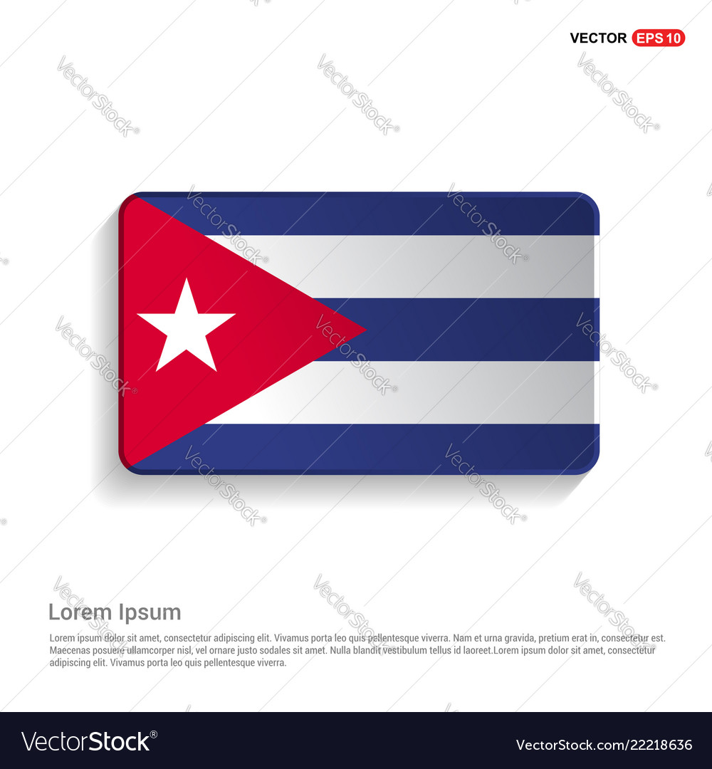 Cuba flag design