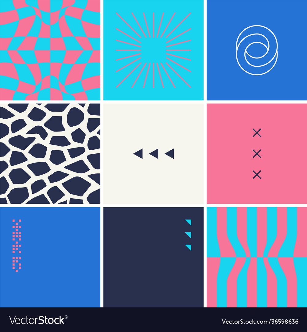 Geometric Square Pattern