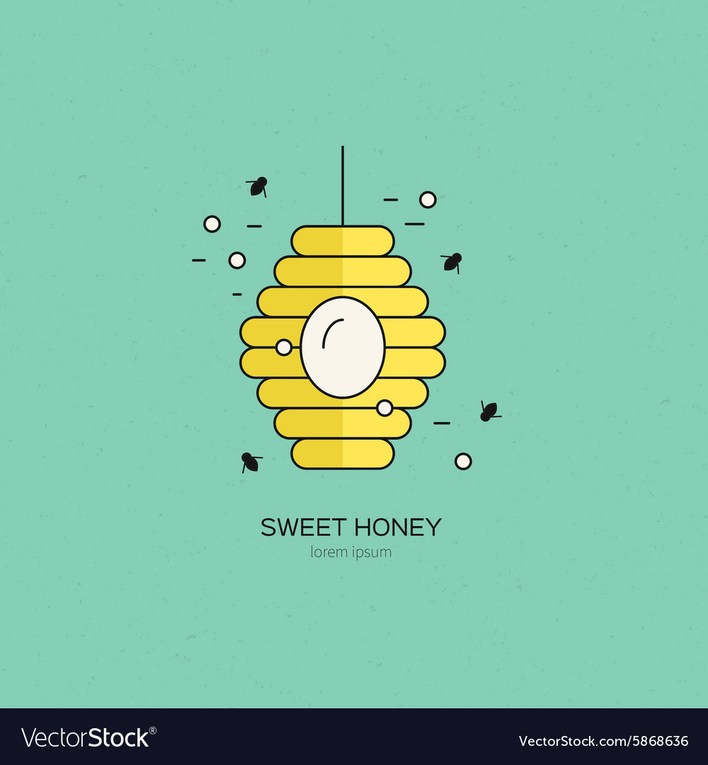 Hive logo Royalty Free Vector Image - VectorStock