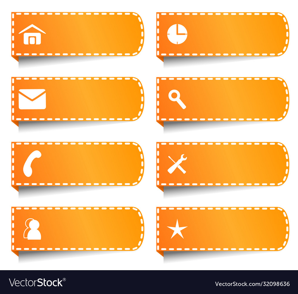 Labels or buttons for internet