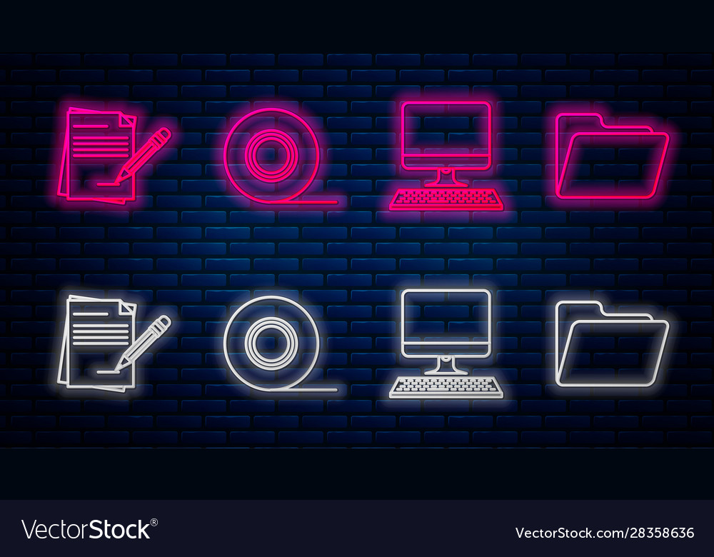 Zeilen-Sotch-Computermonitor mit Tastatur einstellen vector image Zeilen-Sotch-Computermonitor mit Tastatur einstellen