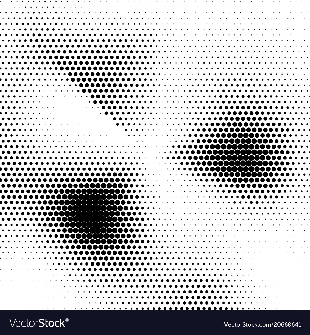 Abstract halftone texture black and white Vector Image