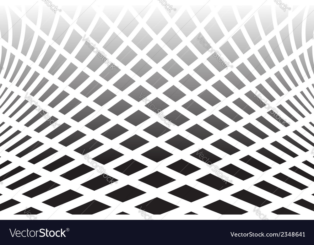 Abstract Warped Grid Pattern