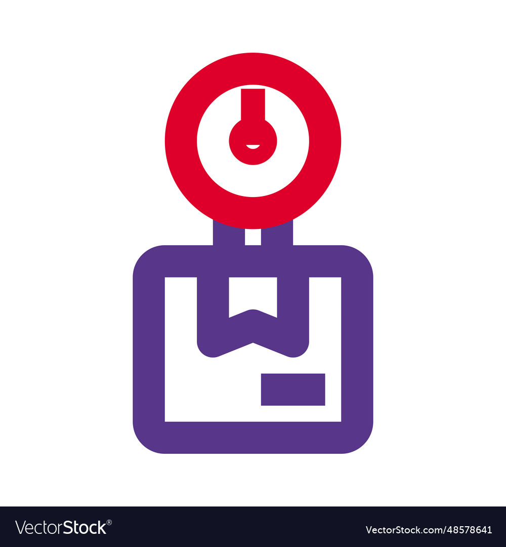 Balance or weigh scale for measuring Royalty Free Vector