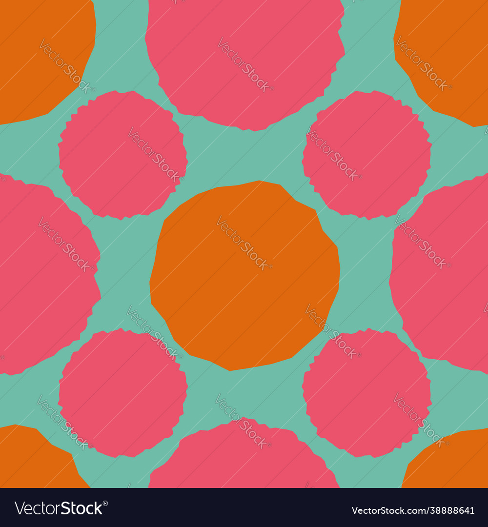 Colorful dots seamless repeat pattern print Vector Image Colorful dots seamless repeat pattern print
