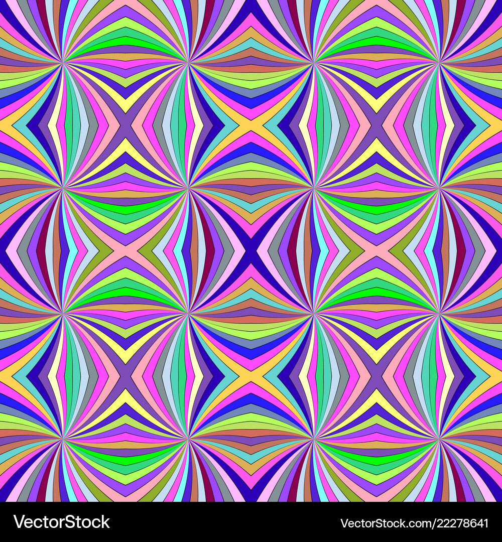 Colorful psychedelic abstract seamless striped Vector Image