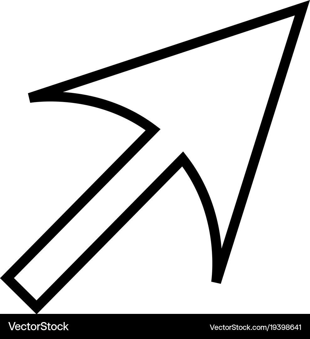 Cursor icon Royalty Free Vector Image - VectorStock