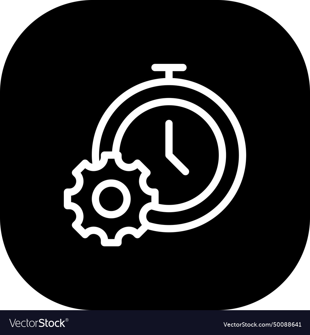Efficiency key performance indicator icon Vector Image Efficiency key performance indicator icon