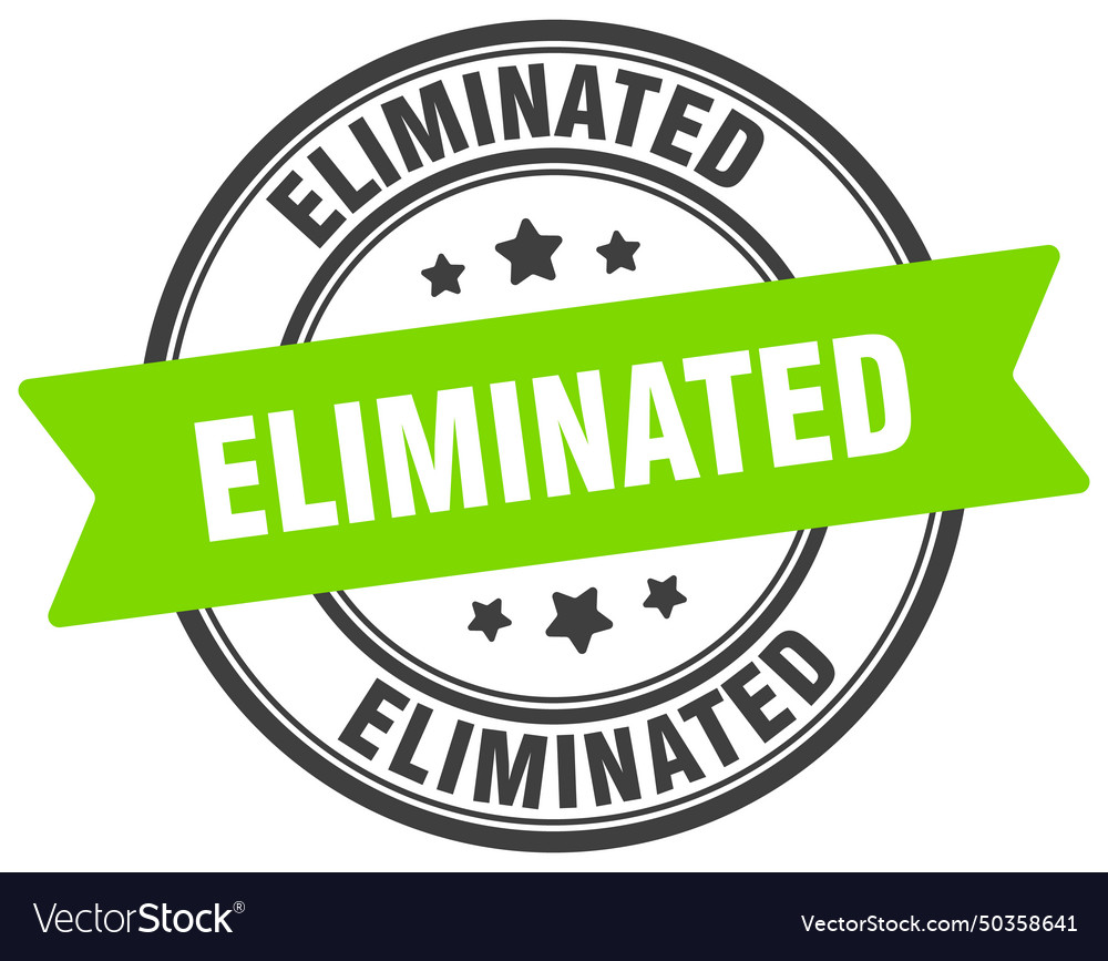 Eliminated stamp label on transparent