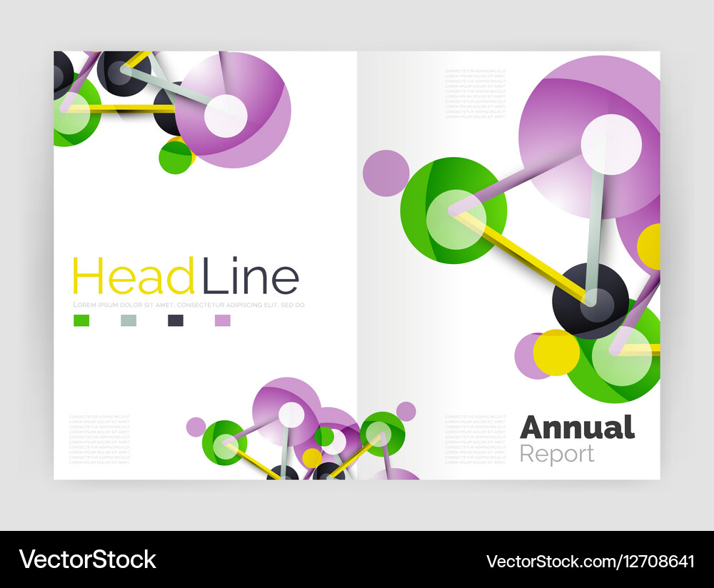 Geometric molecule abstract background Royalty Free Vector