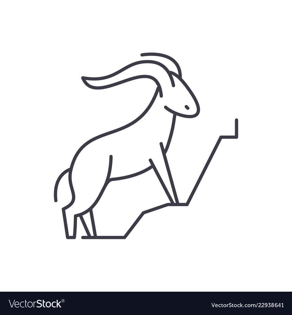 How To Draw A Mountain Goat Step By Step