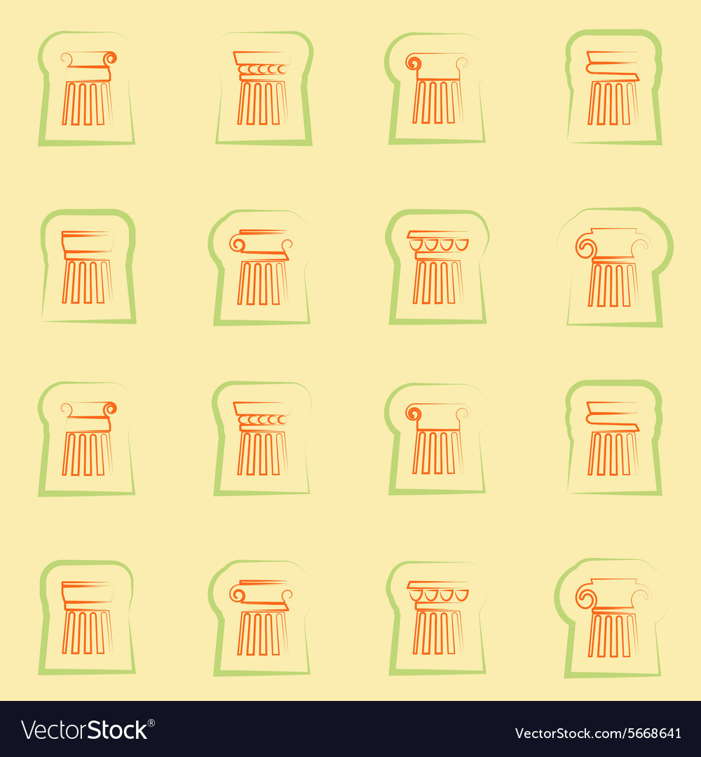 Seamless background with ancient columns